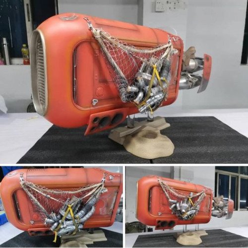 Here are the first production pictures of the DX version of our Sand speeder! image