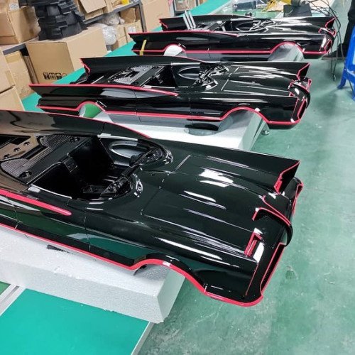 Working on the first production samples for the officially licensed 1966 Batmobile! image