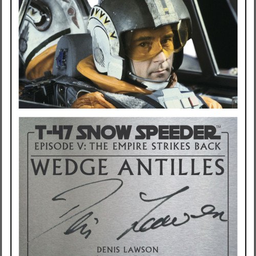 Actor Denis Lawson Signature Plate for Snowspeeder! image