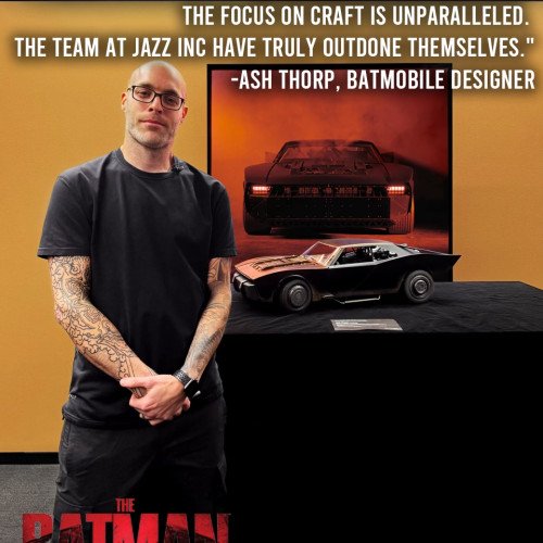 A charity auction with Batmobile designer Ash Thorp! image
