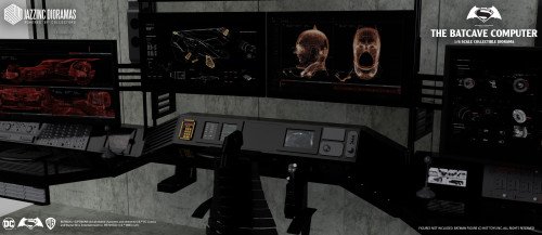 1/6 Truscale Batman BvS Cave Computer Lab from Batman v Superman (2016)