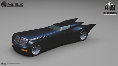 1/6 scale Batman The Animated Series (BTAS) Batmobile - Blue shaded
