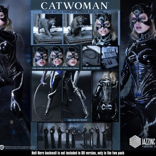 Catwoman (1992 Batman Returns) DX ⅙ Figure - Deluxe Battle Damaged Version