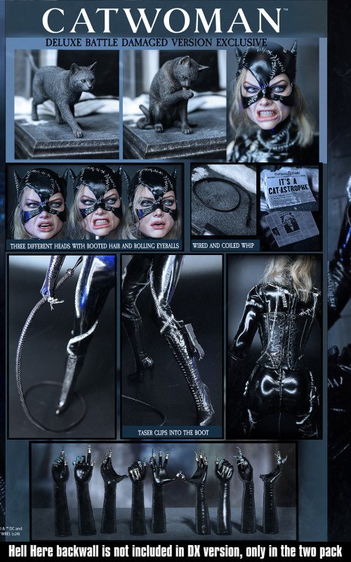 Catwoman (1992 Batman Returns) DX ⅙ Figure - Deluxe Battle Damaged Version