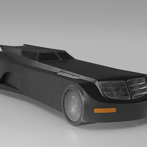 1/6 scale Batman The Animated Series (BTAS) Batmobile - Black
