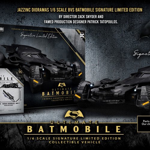 A Batmobile signed by Director Zack Snyder? image