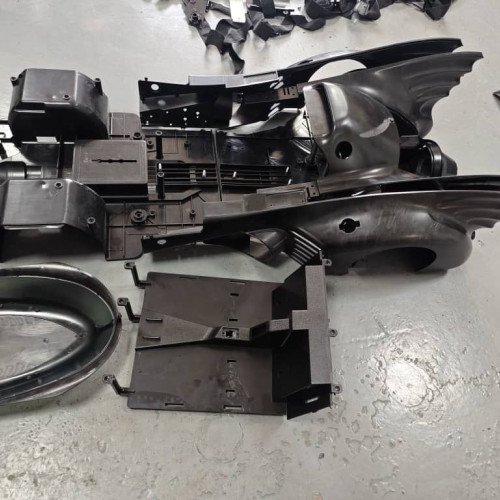 1989 Batmobile Product Update and Sitting 1989 Batman Vehicle Accessory Prototype image