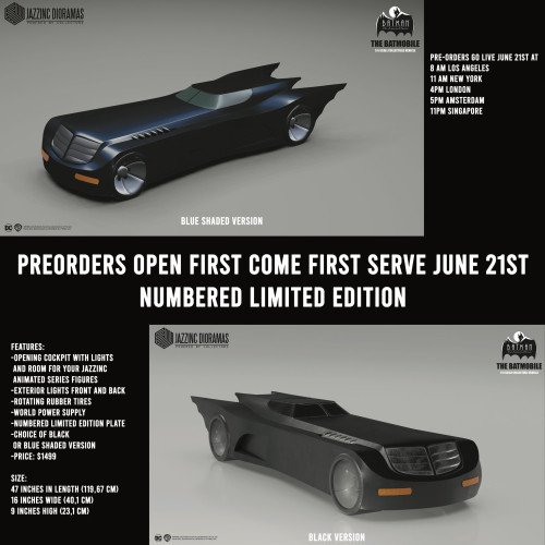 The Animated Series Batmobile is Happening... With Your Early Support! image