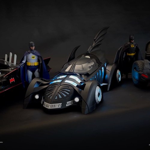 Here is the 1995 batmobile next to a few of our other projects image